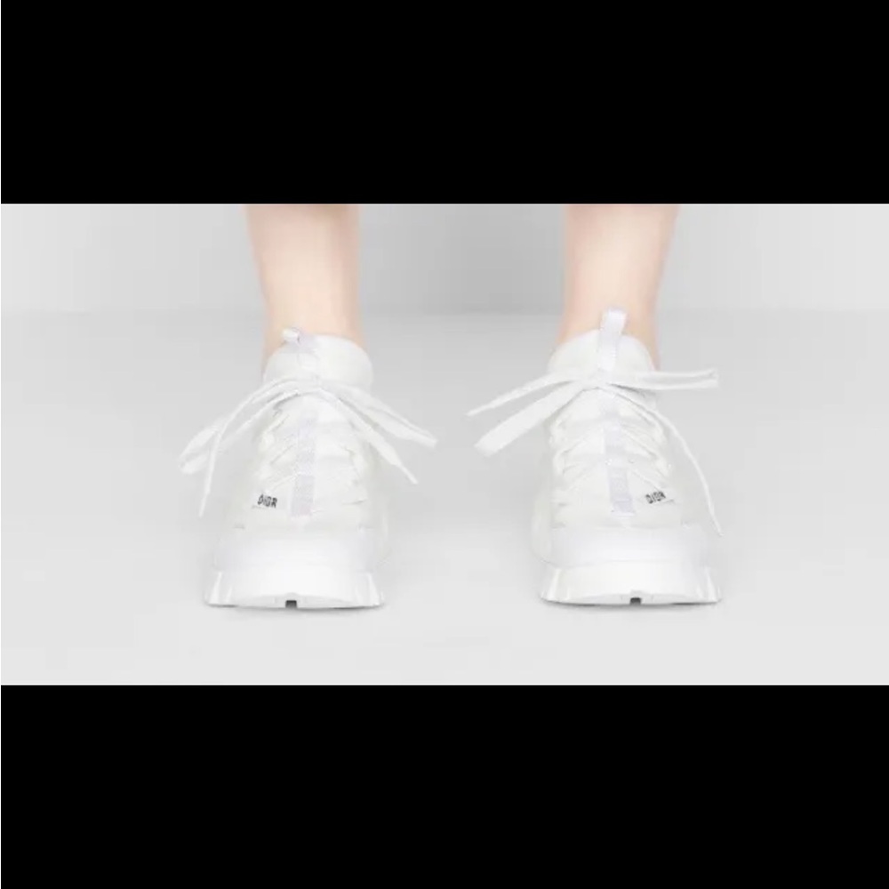 Dior D-Connect Lace Up Sneakers White Sz 38.5 8.5 - Picture 10 of 10